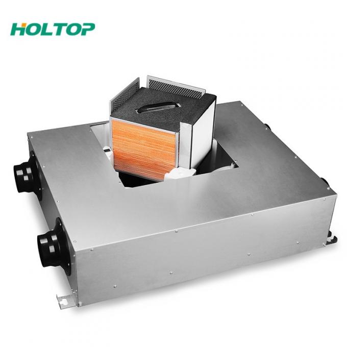 Domestic Slim Energy Recovery Ventilation Unit Small ERV System AC Motor